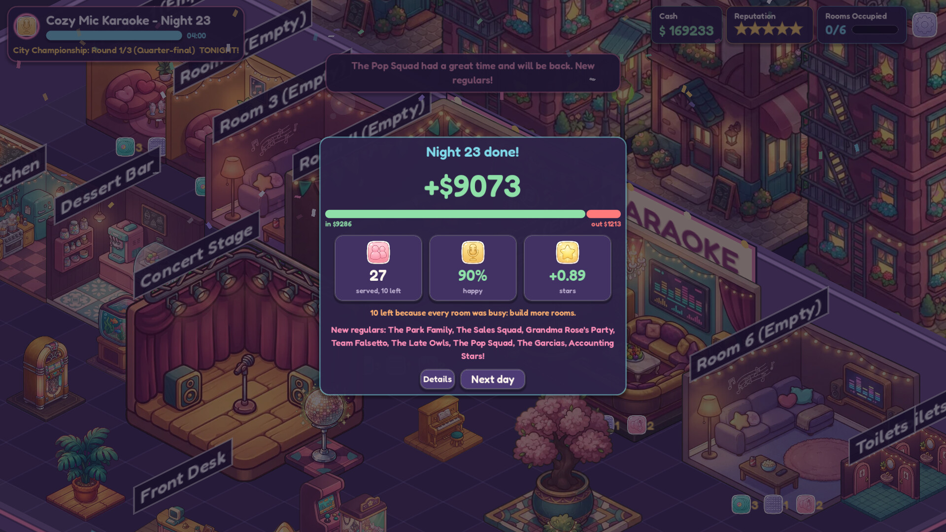Cozy Karaoke Tycoon screenshot 4