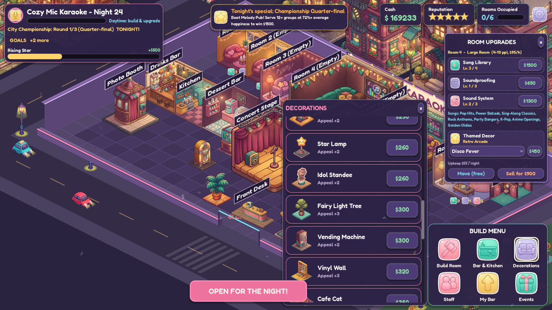 Cozy Karaoke Tycoon screenshot 2