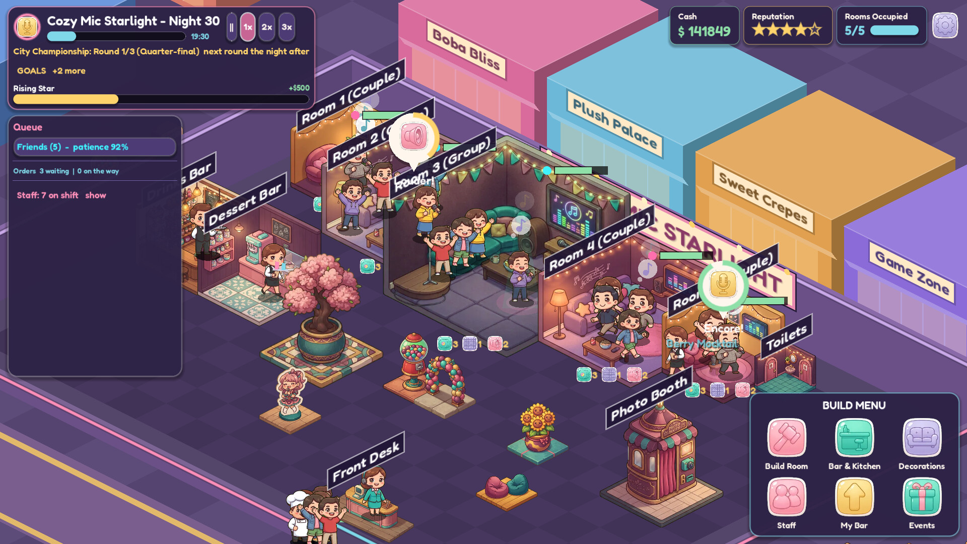 Cozy Karaoke Tycoon screenshot 3