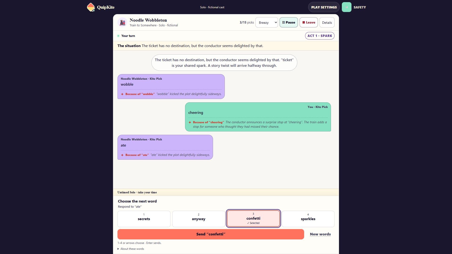 QuipKite screenshot 2