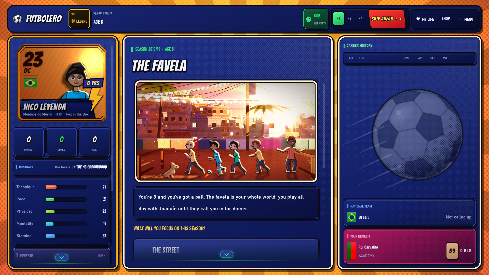 Futbolero: Football Career Simulator screenshot 3