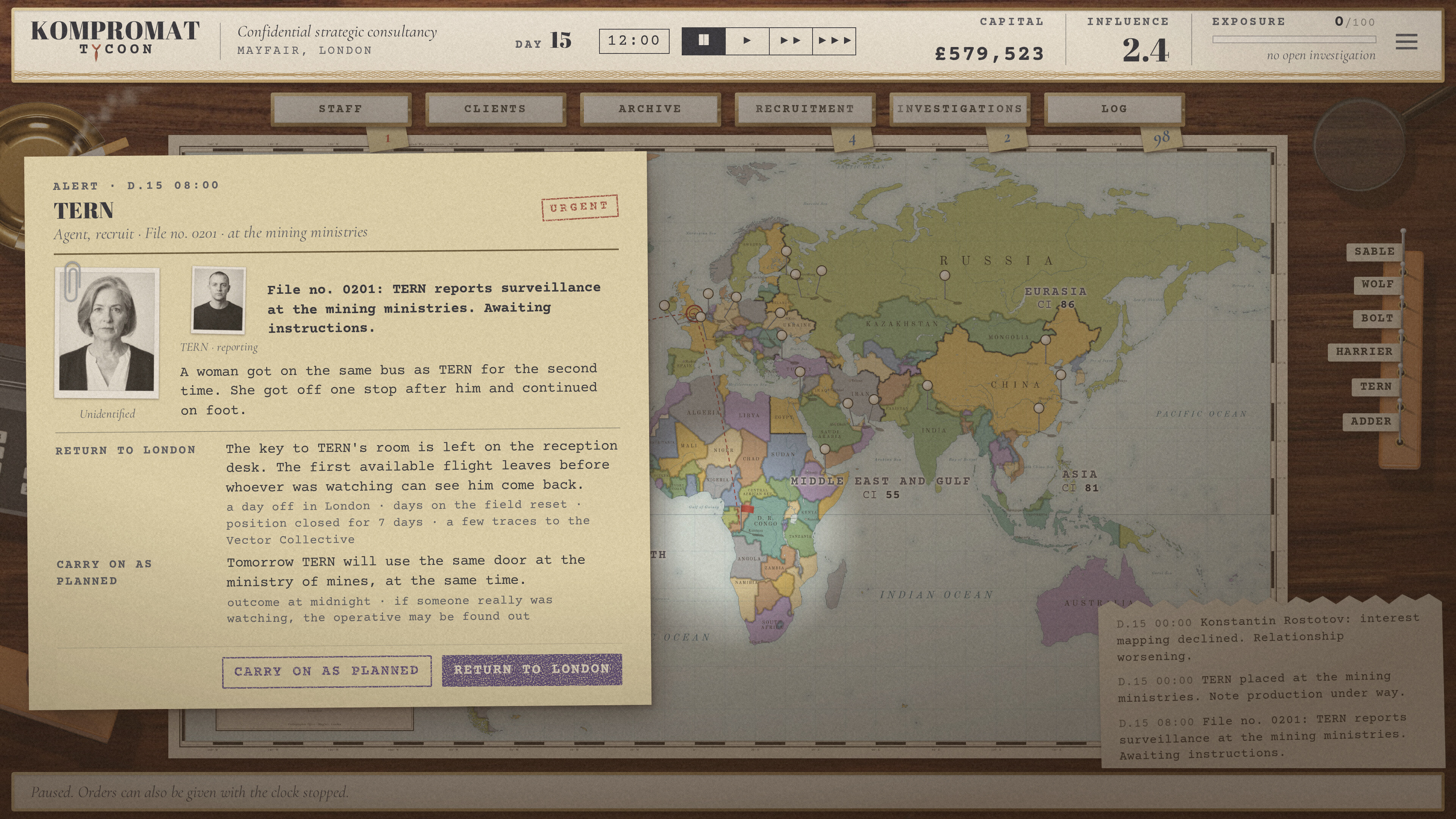 Kompromat Tycoon screenshot 5