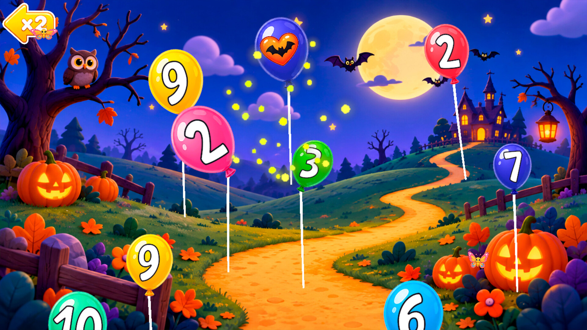 123 Halloween Early Learning Games for Kids, Toddlers, Babies 1+ screenshot 2