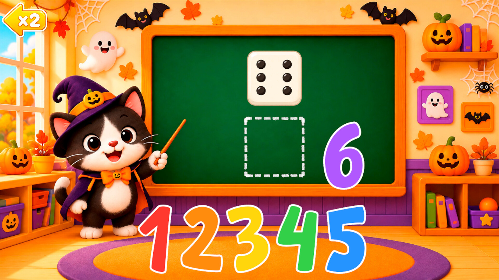 123 Halloween Early Learning Games for Kids, Toddlers, Babies 1+ screenshot 1