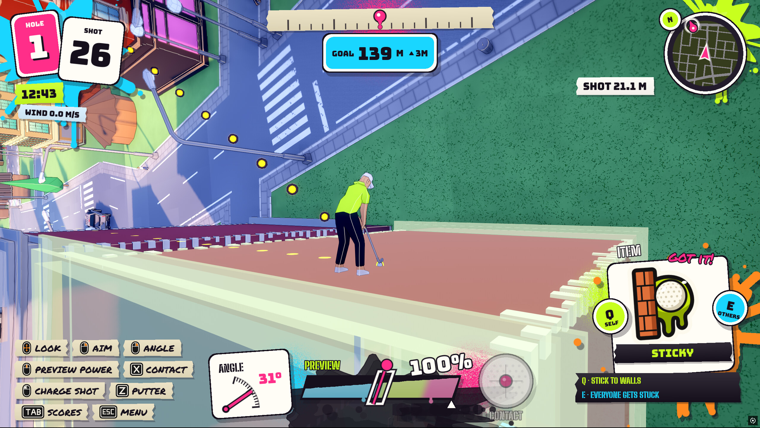 Crazy City Golf screenshot 4