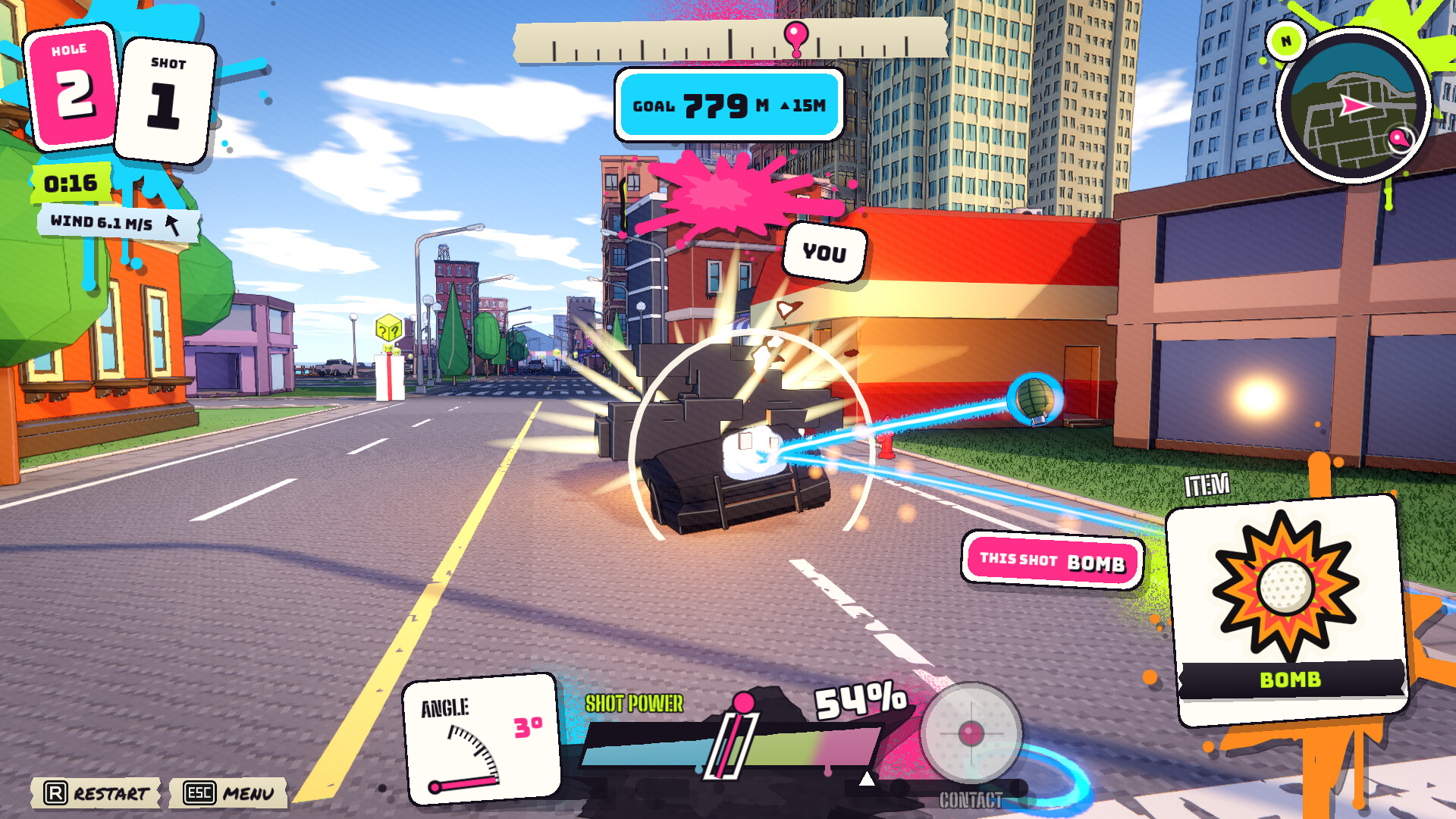 Crazy City Golf screenshot 5