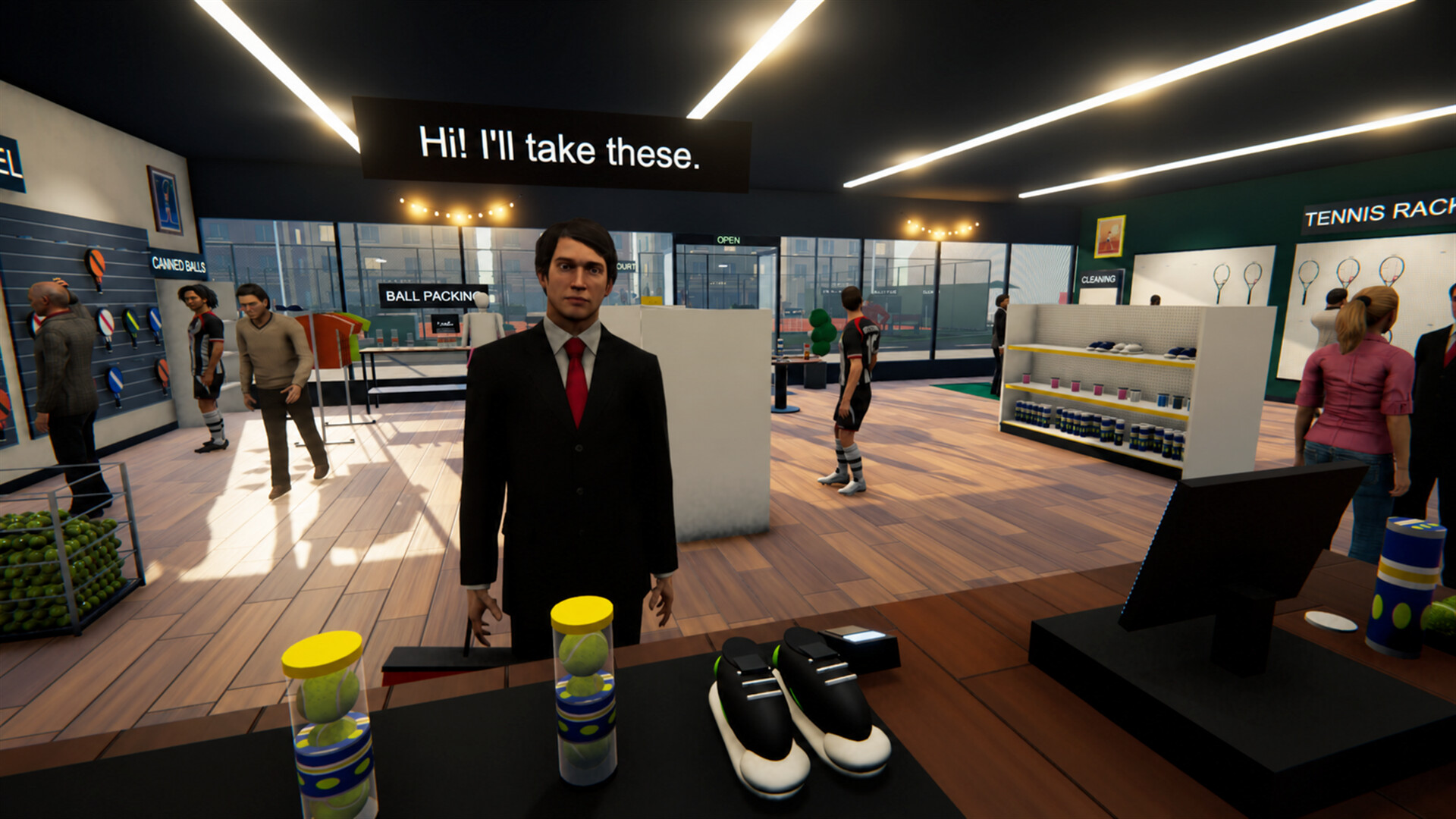 Tennis & Padel Shop Simulator screenshot 3
