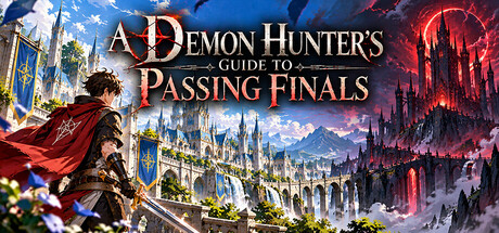 Cover art from A Demon Hunter's Guide to Passing Finals