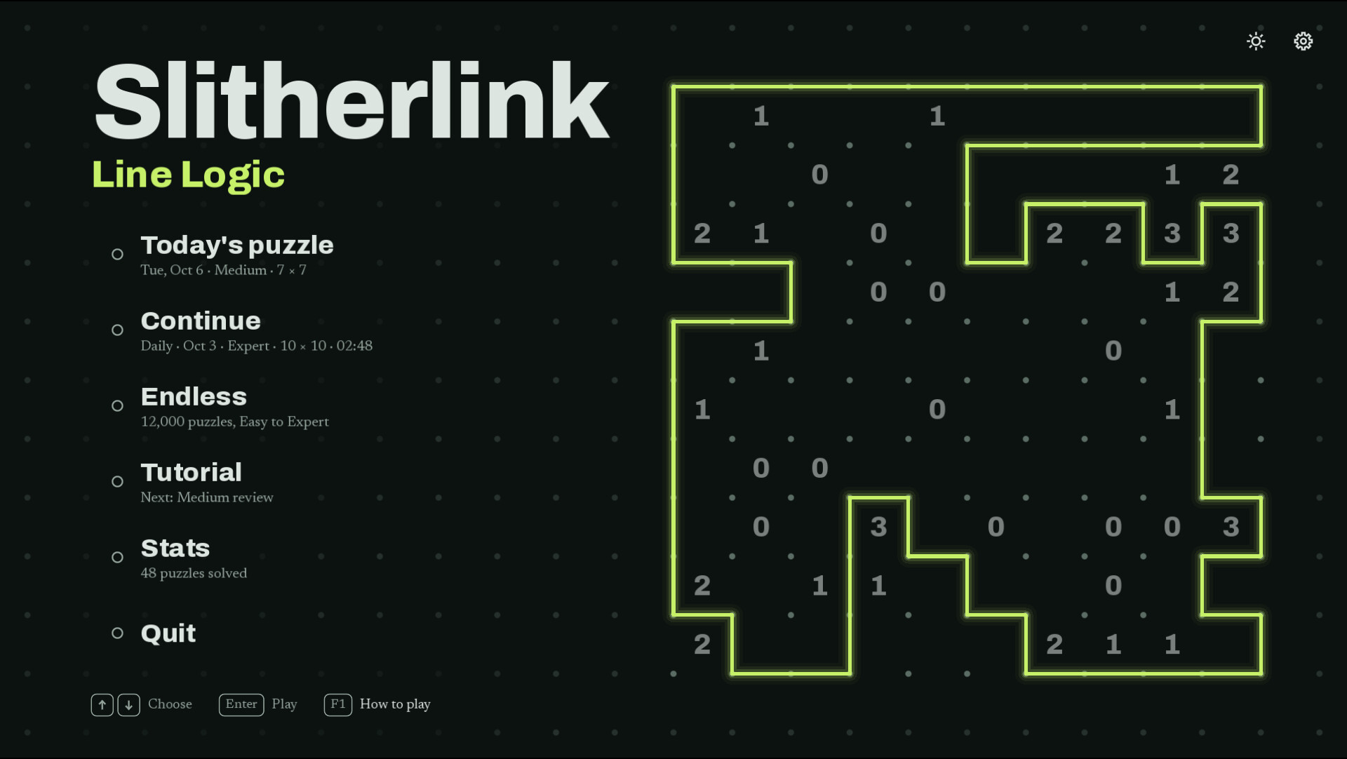 Slitherlink: Line Logic trailer