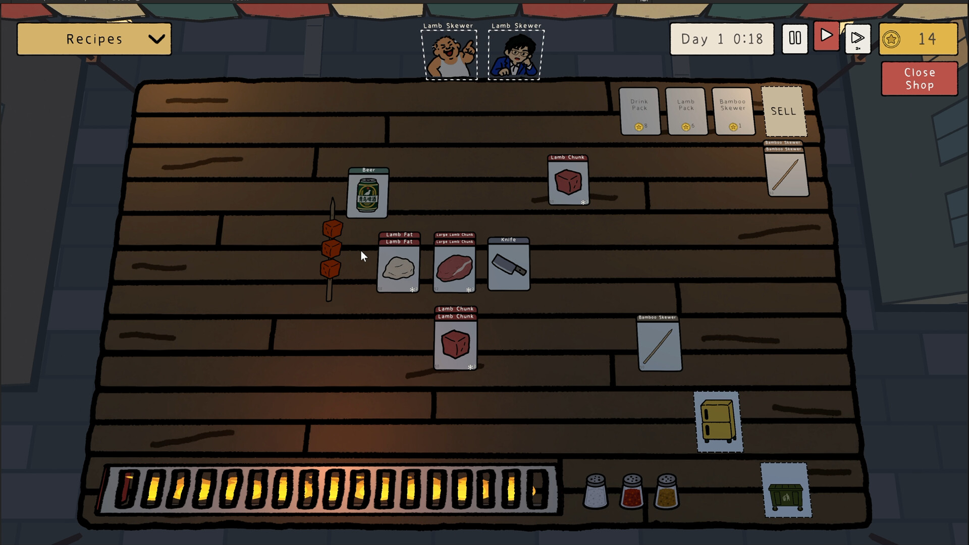 StackBBQ: Chinese Skewer Simulator screenshot 1