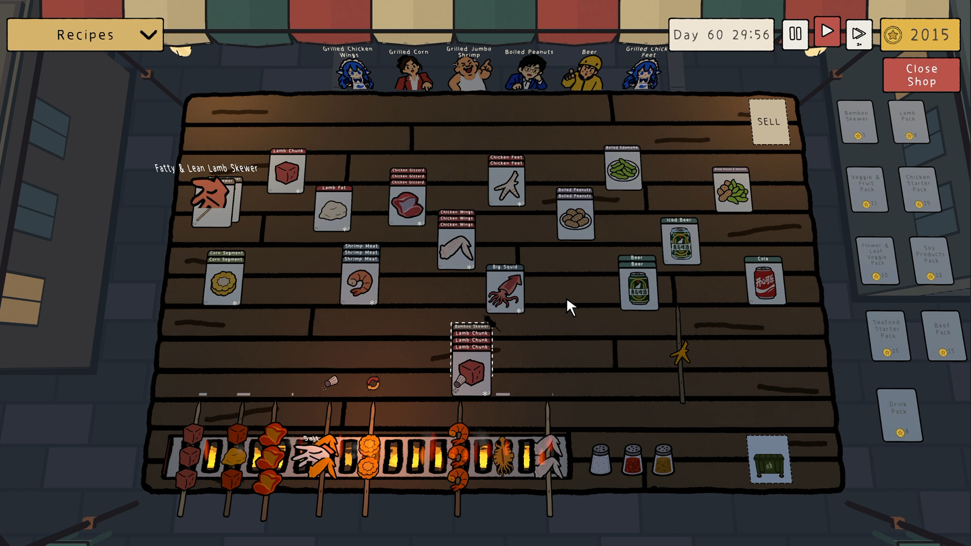 StackBBQ: Chinese Skewer Simulator screenshot 3