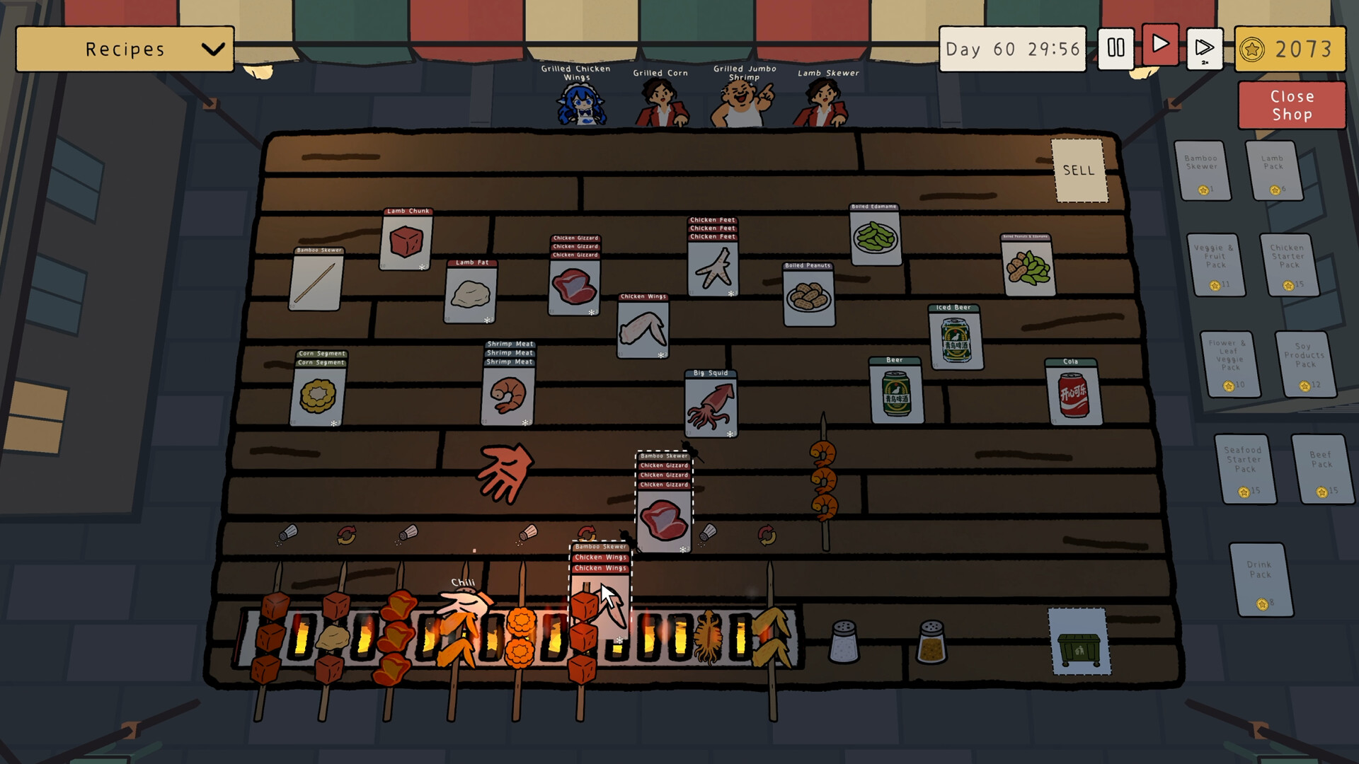 StackBBQ: Chinese Skewer Simulator screenshot 5