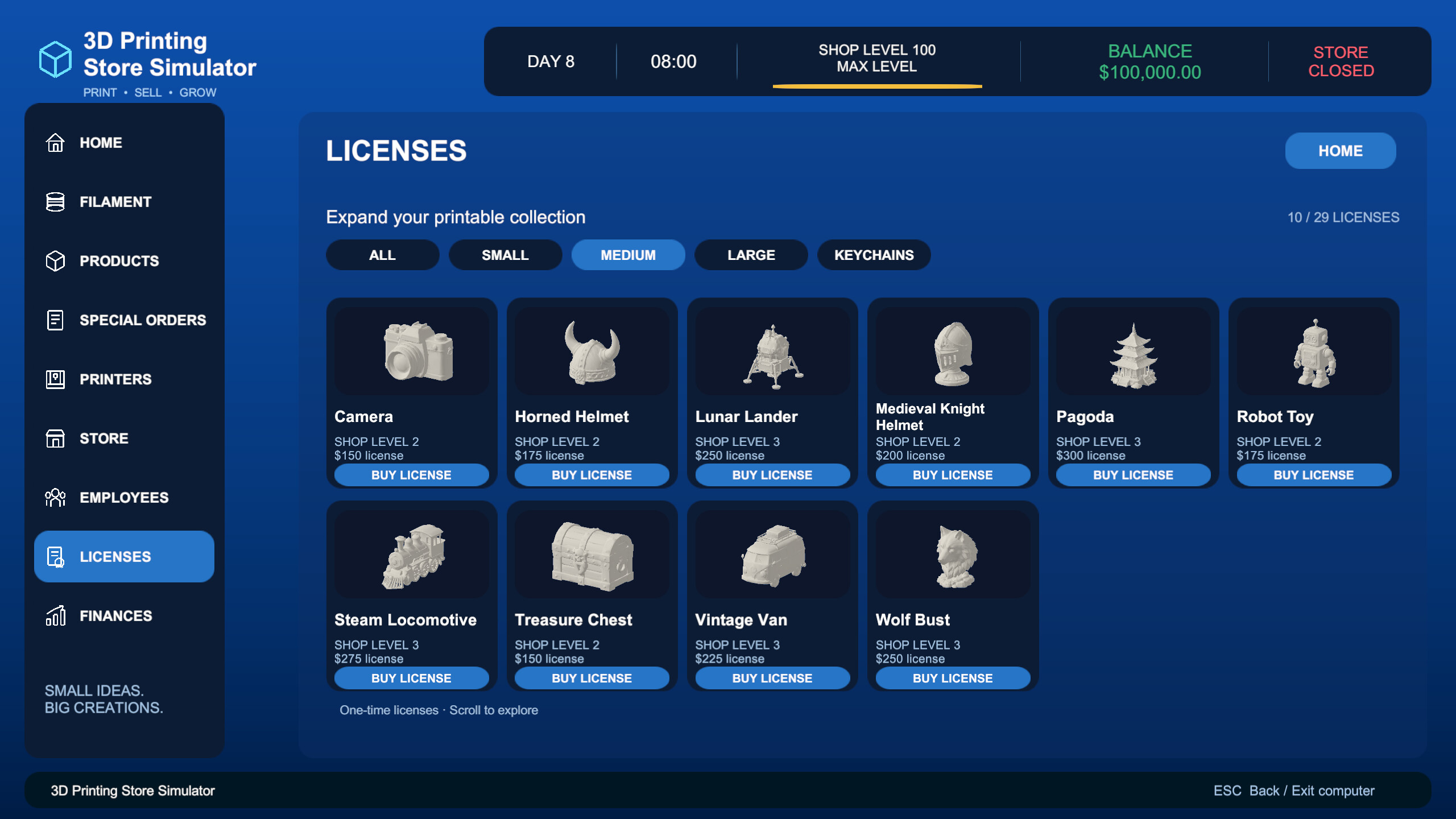 3D Printing Store Simulator screenshot 5