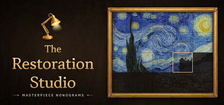 Cover art from The Restoration Studio: Masterpiece Nonograms