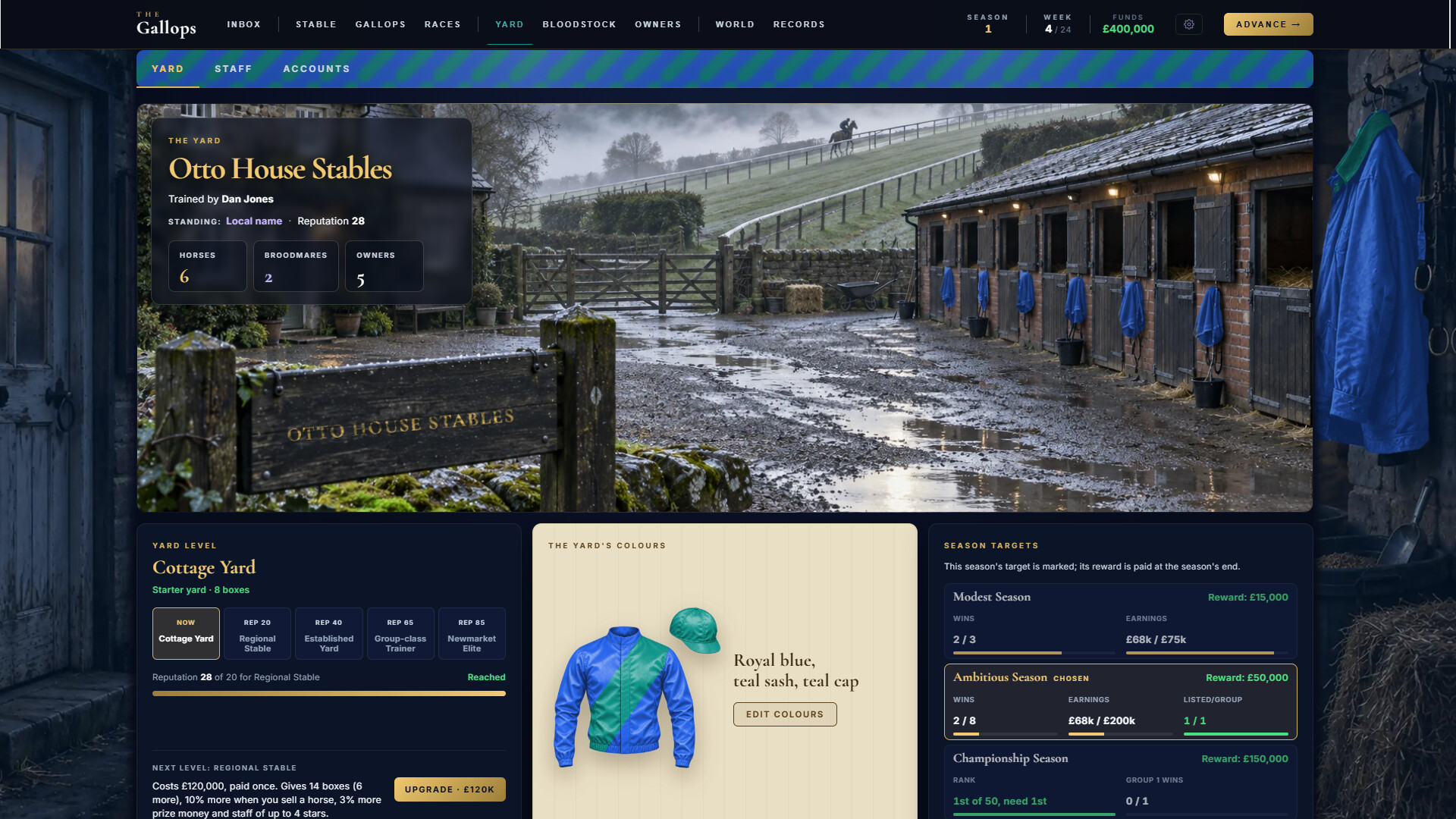 The Gallops: Horse Racing Manager screenshot 5