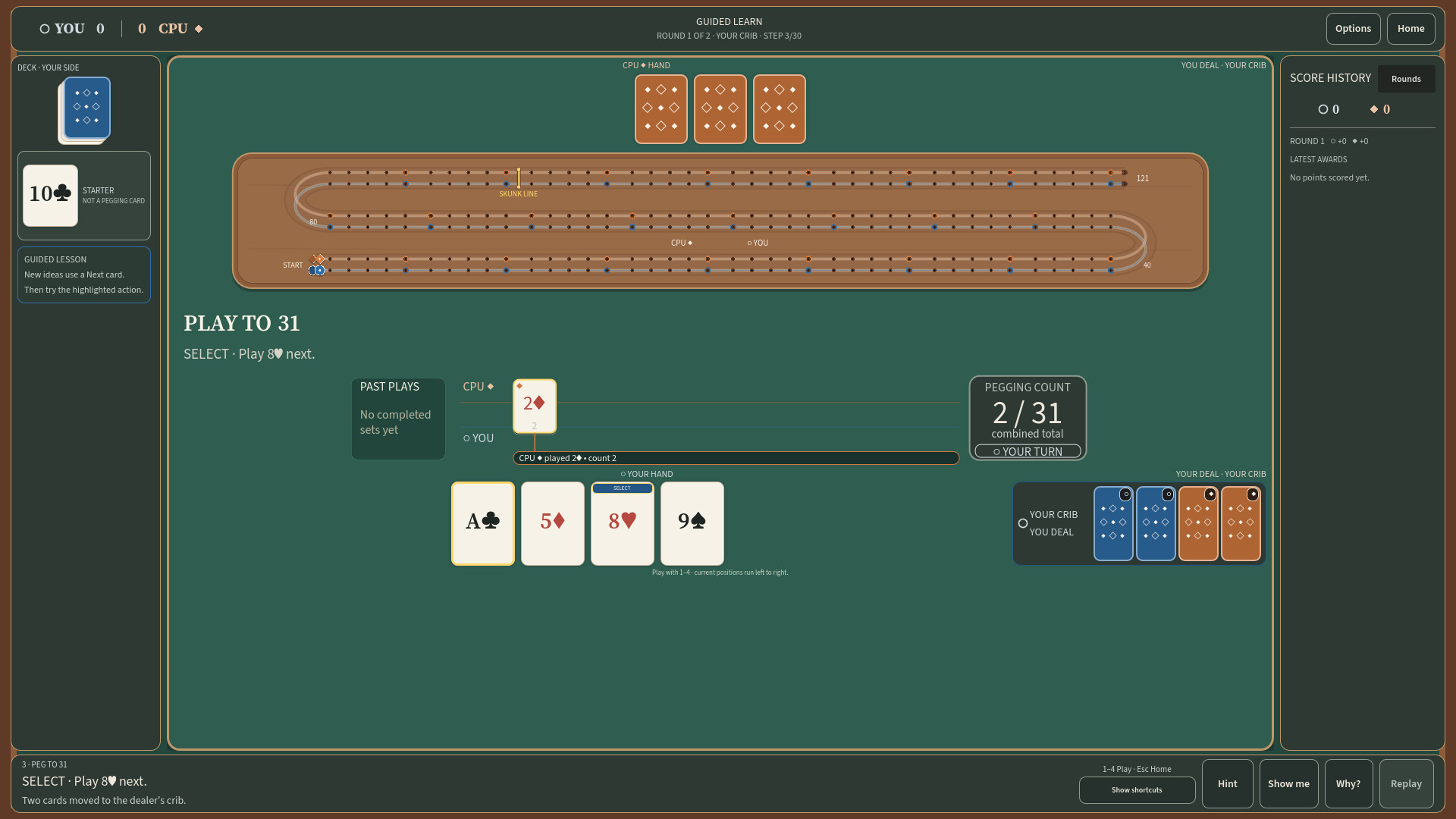 Clearly Cribbage screenshot 4