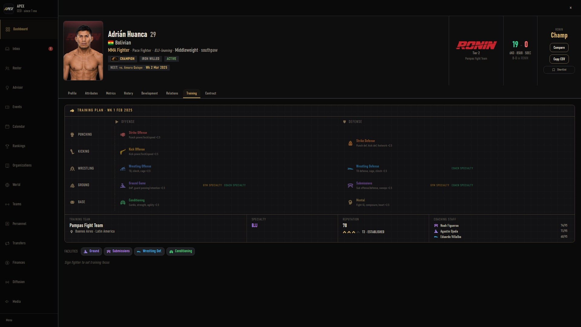 MMA Promoter screenshot 2