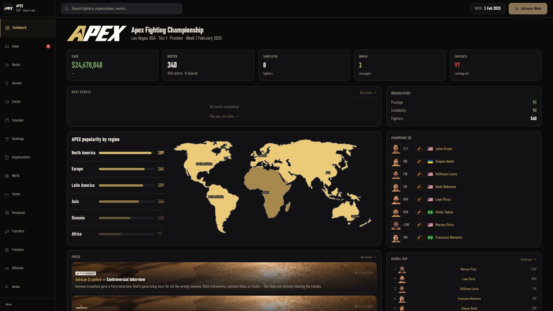MMA Promoter screenshot 5