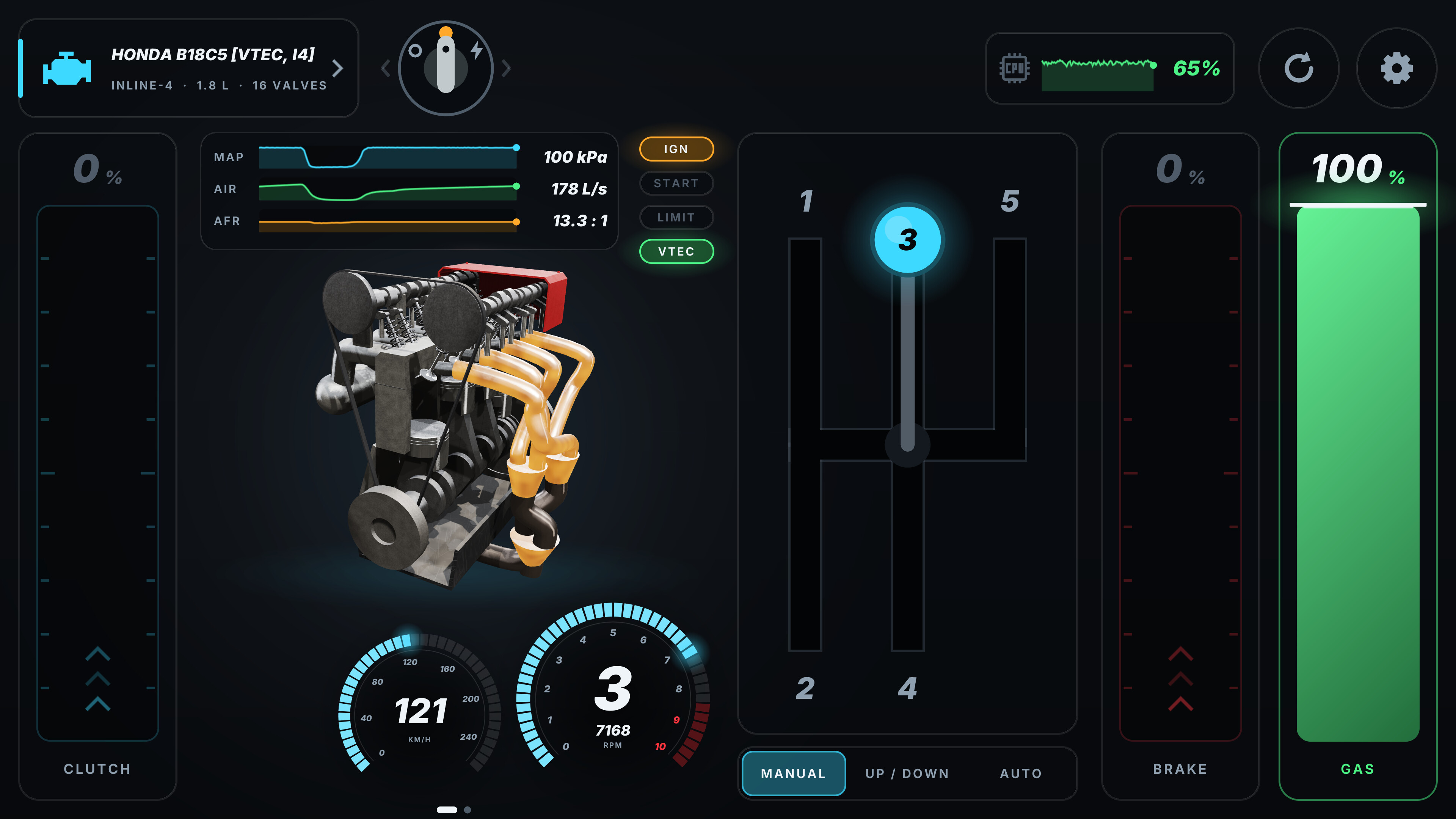 Revving: Engine Simulator trailer