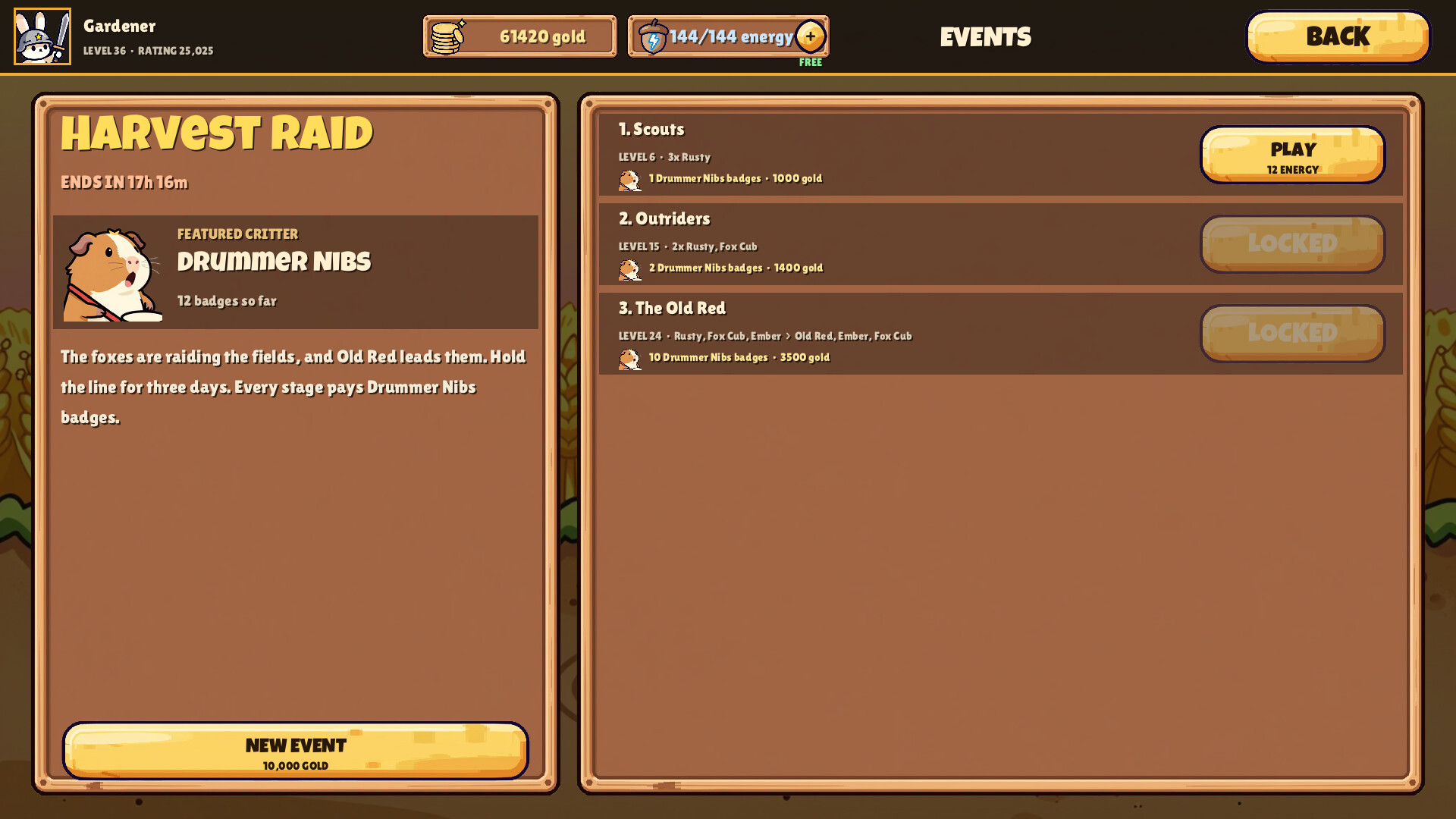 Critters Vs. Predators screenshot 3