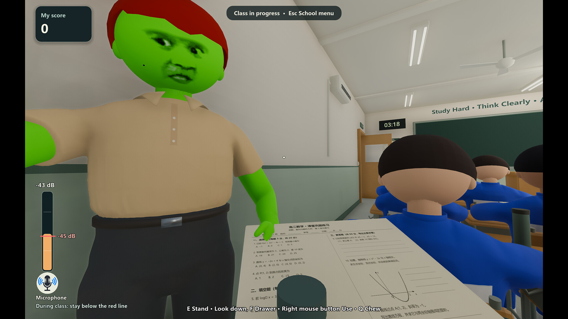 Don't Get Caught by the Teacher! screenshot 4