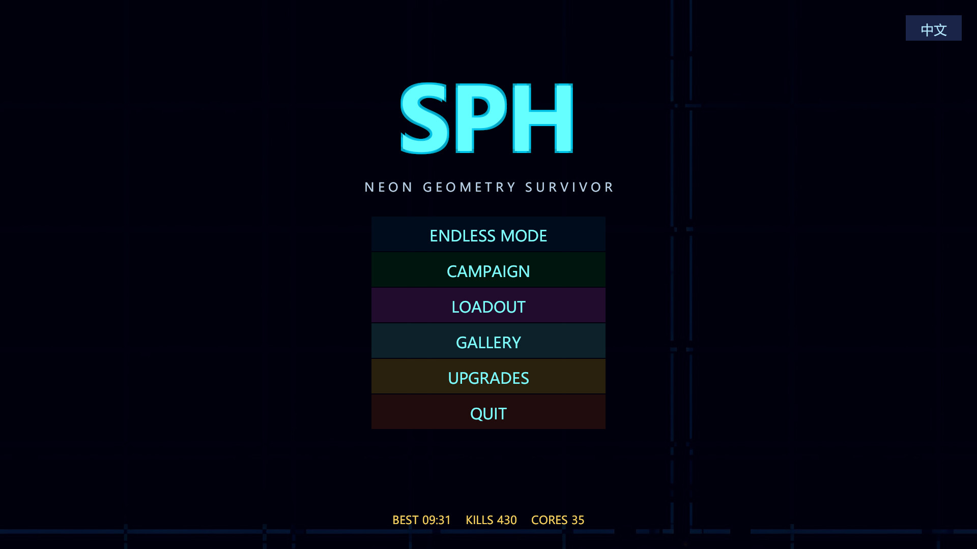SPH: Neon Geometry Survivor trailer
