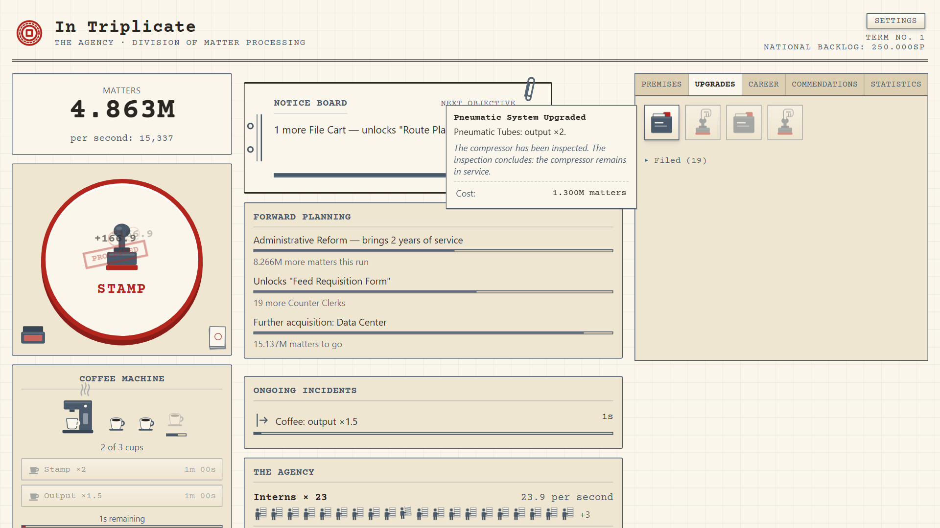 In Triplicate screenshot 2