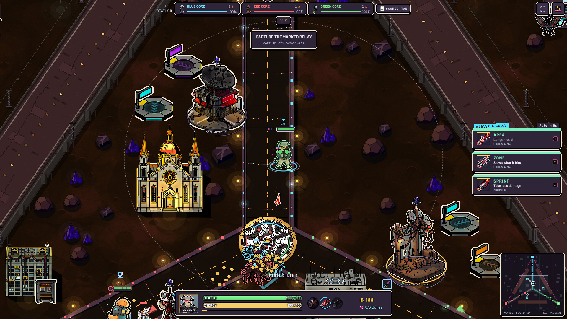 Punk Dog Wars MOBA 2D screenshot 3