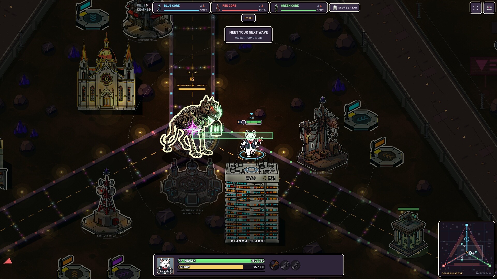 Punk Dog Wars MOBA 2D screenshot 2