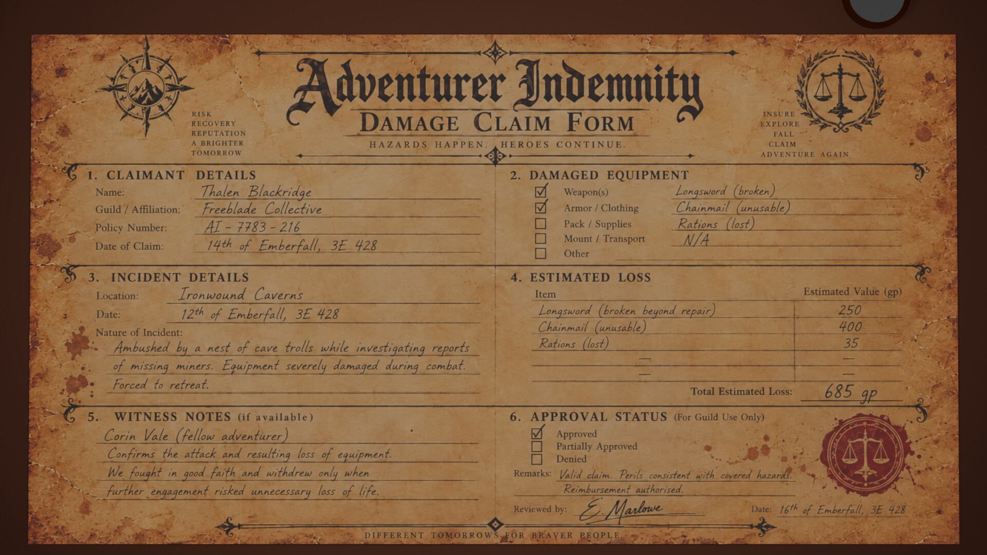 Adventurer's Indemnity screenshot 2
