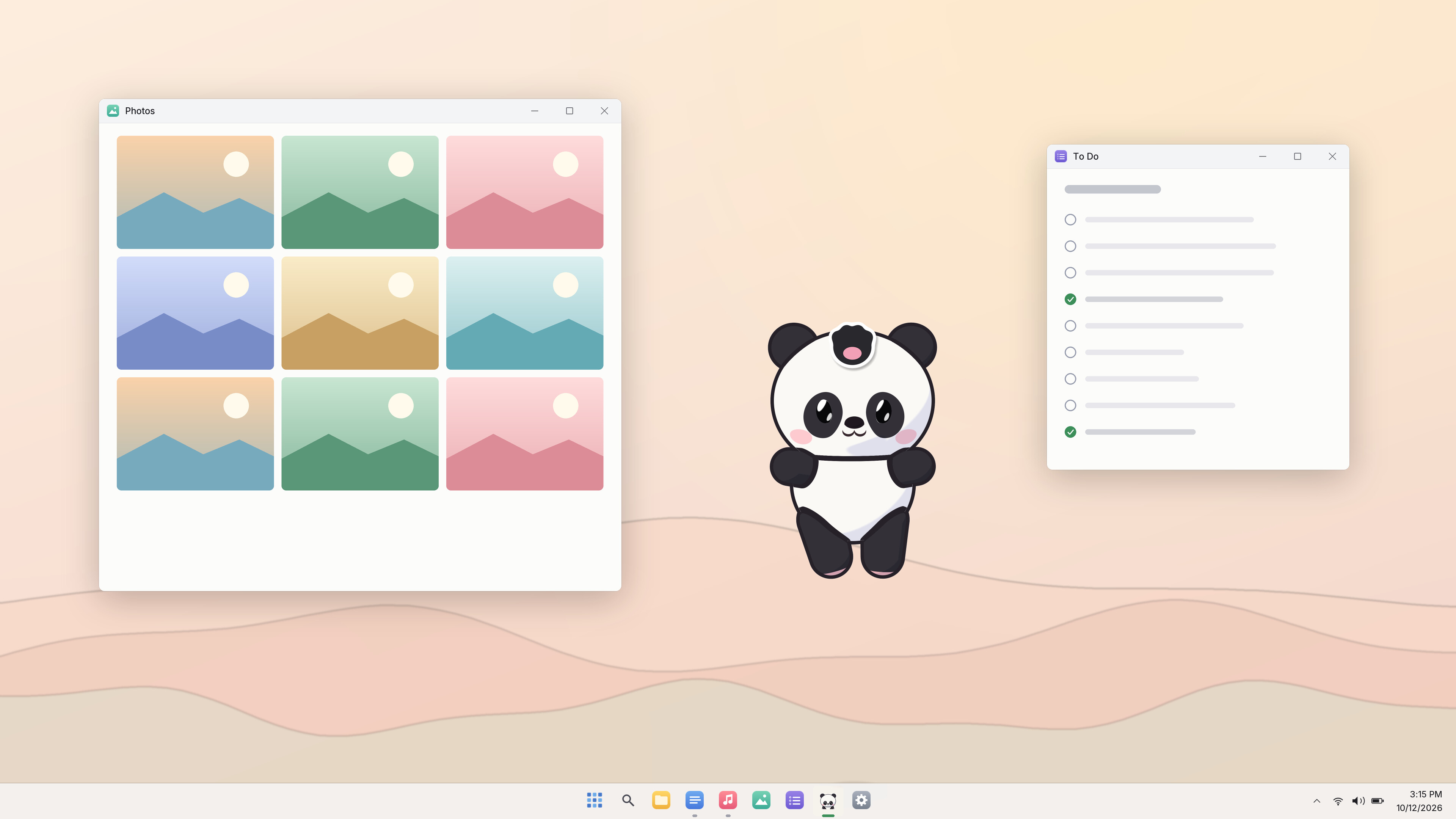 Roly-Poly Panda: Desktop Pet screenshot 2