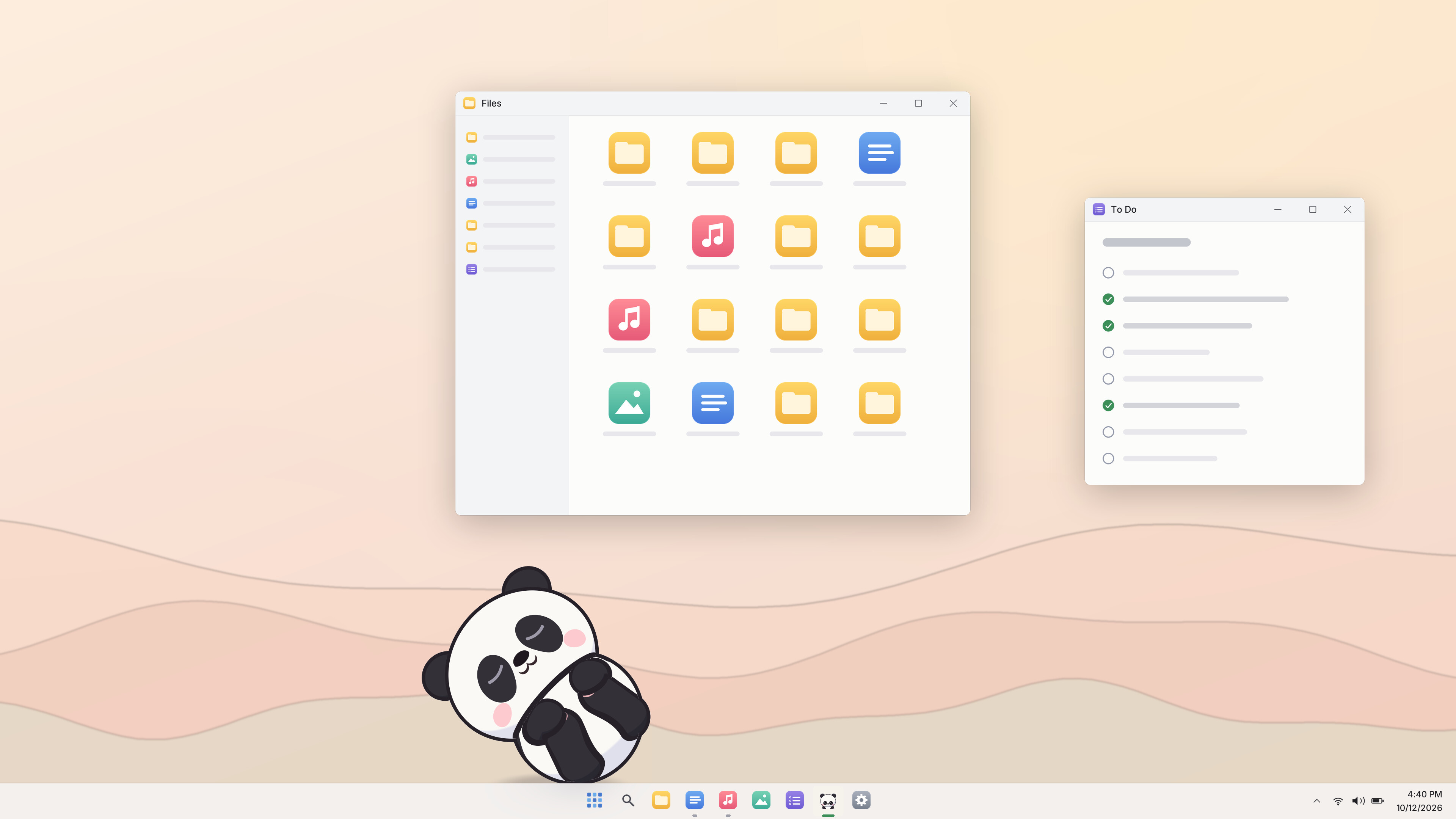 Roly-Poly Panda: Desktop Pet screenshot 5