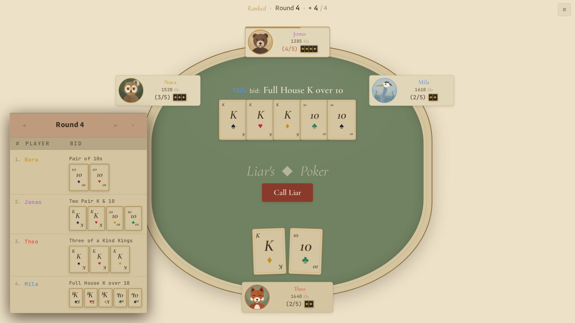 Liar's Poker screenshot 3