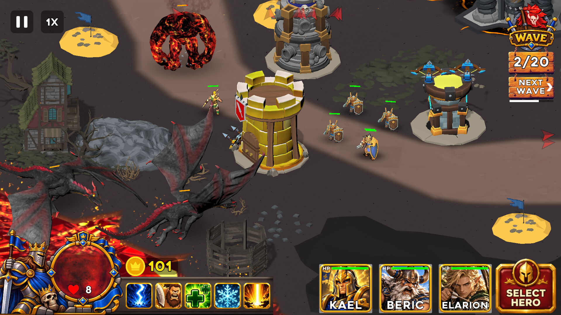 Heroes vs Orcs: Tower Defense screenshot 3