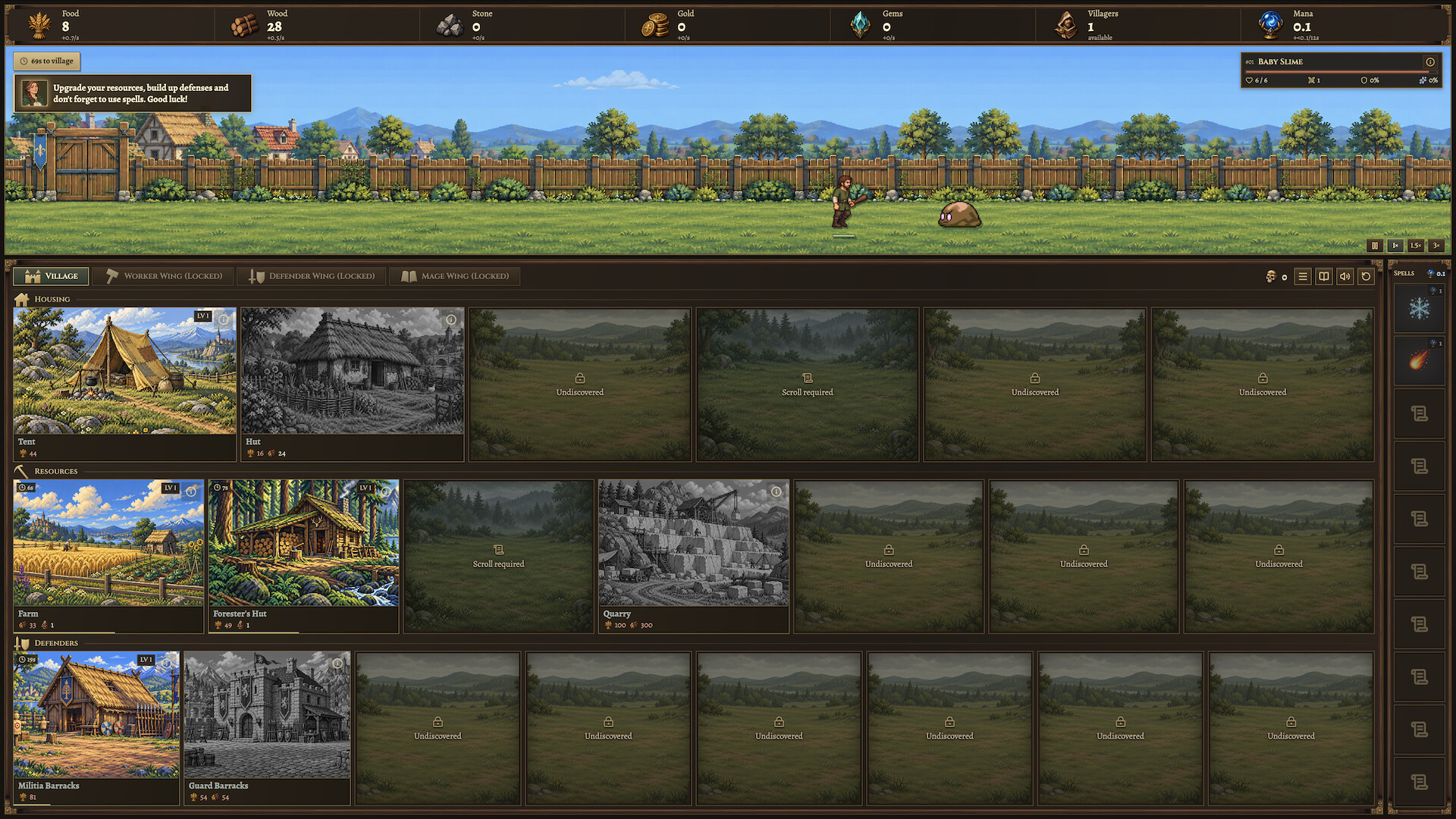 Amberfall: Village Defense screenshot 5