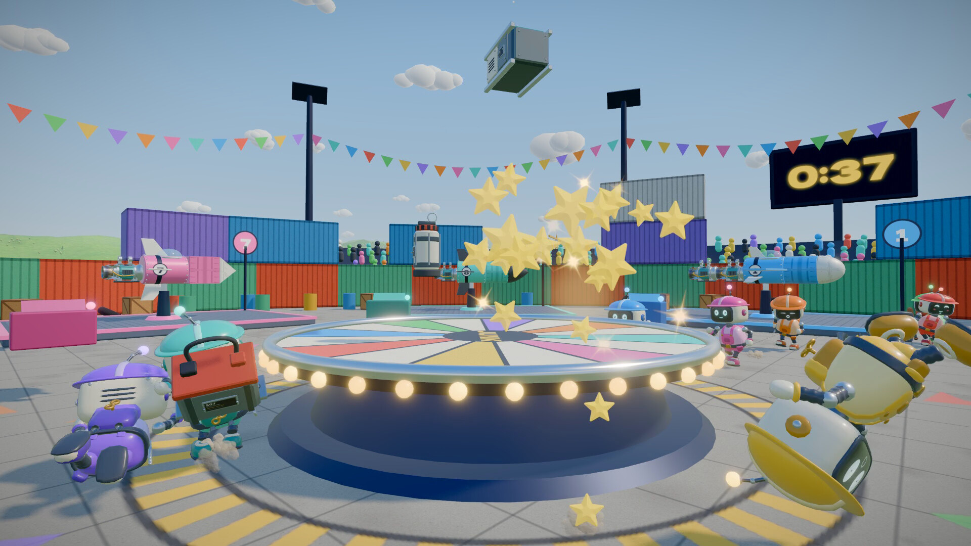 Junk Rocket Party trailer