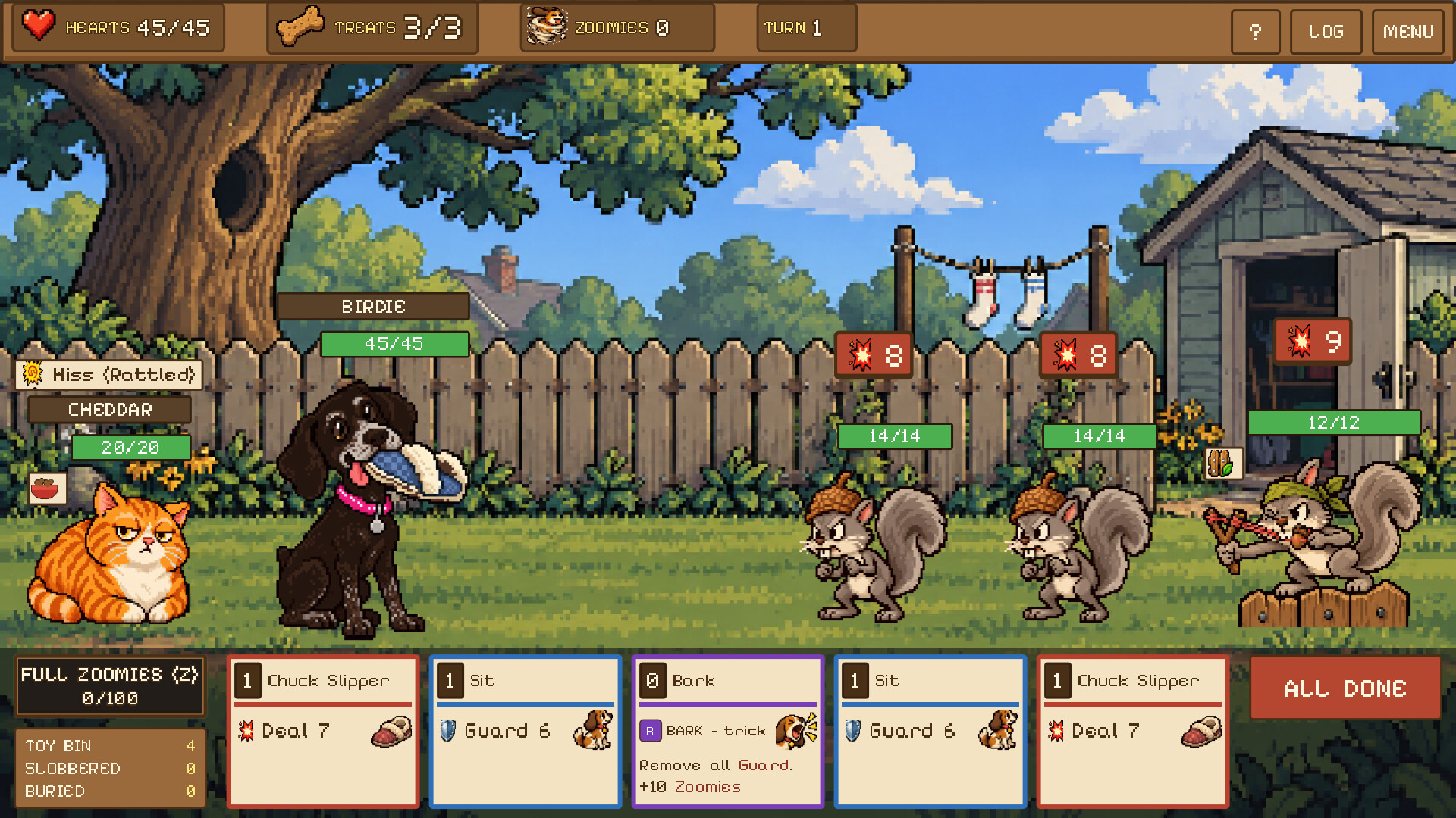Birdie's Backyard Battle screenshot 2