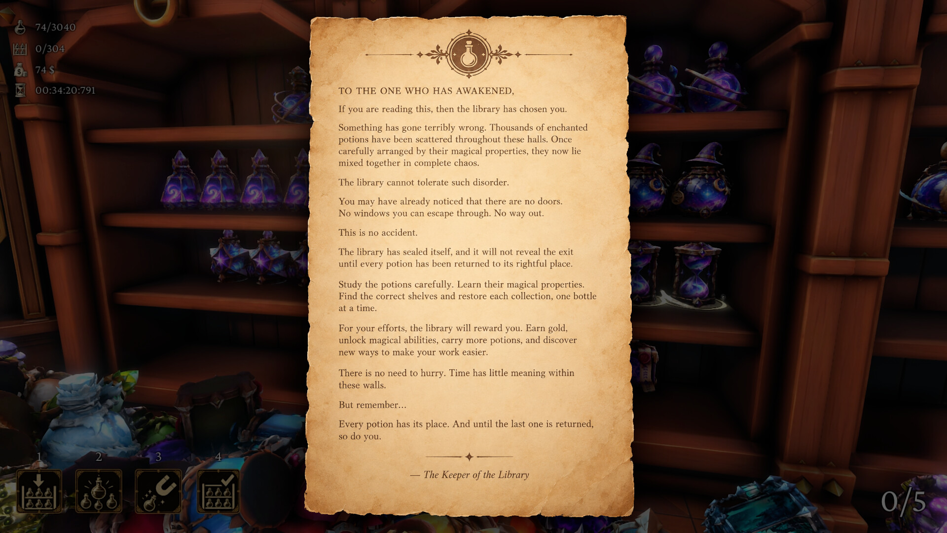 Sort the Magic Potions: Tidy Up and Shelve screenshot 5