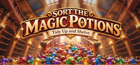 Cover art from Sort the Magic Potions: Tidy Up and Shelve