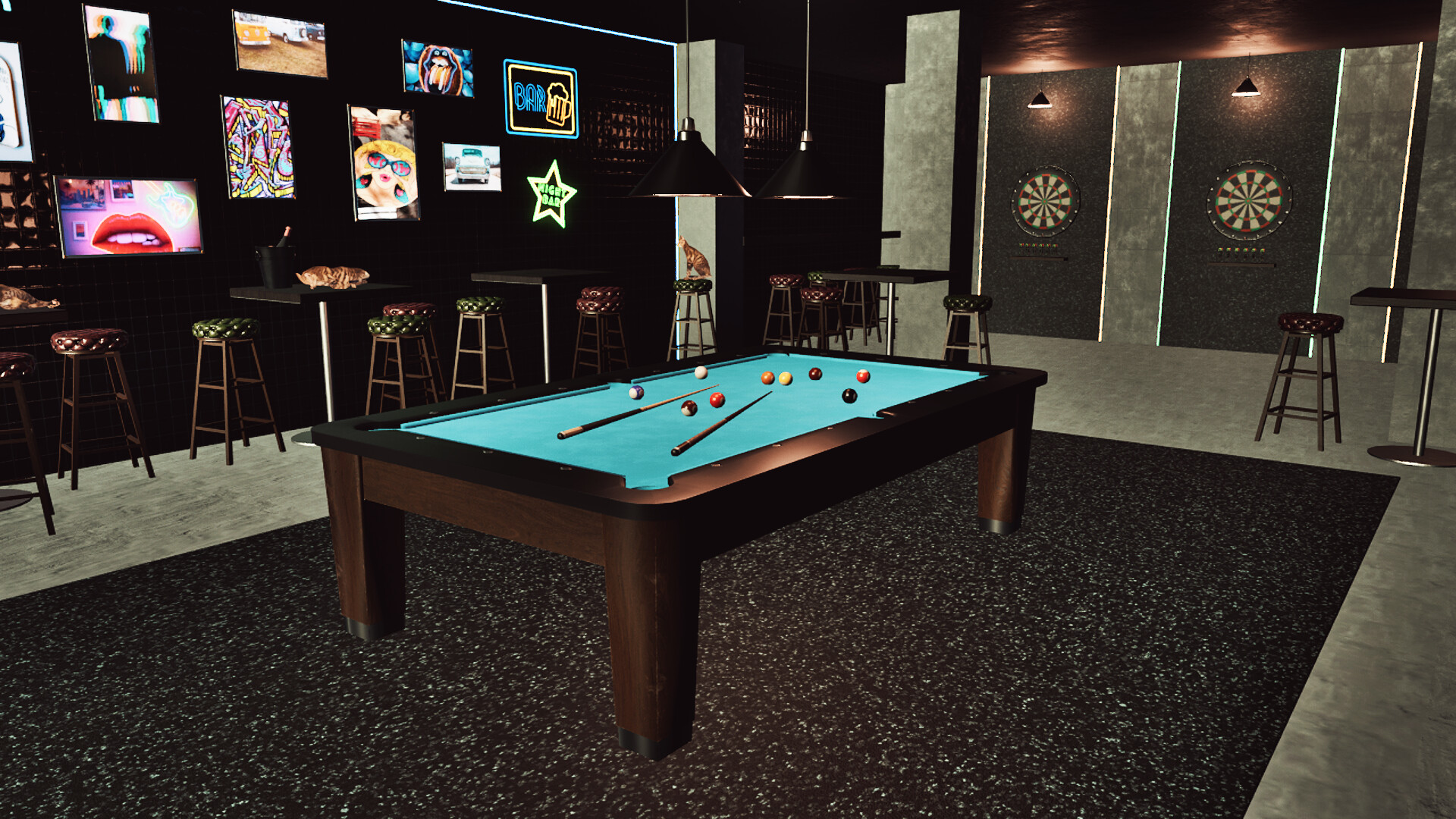 Billiard Cat screenshot 1