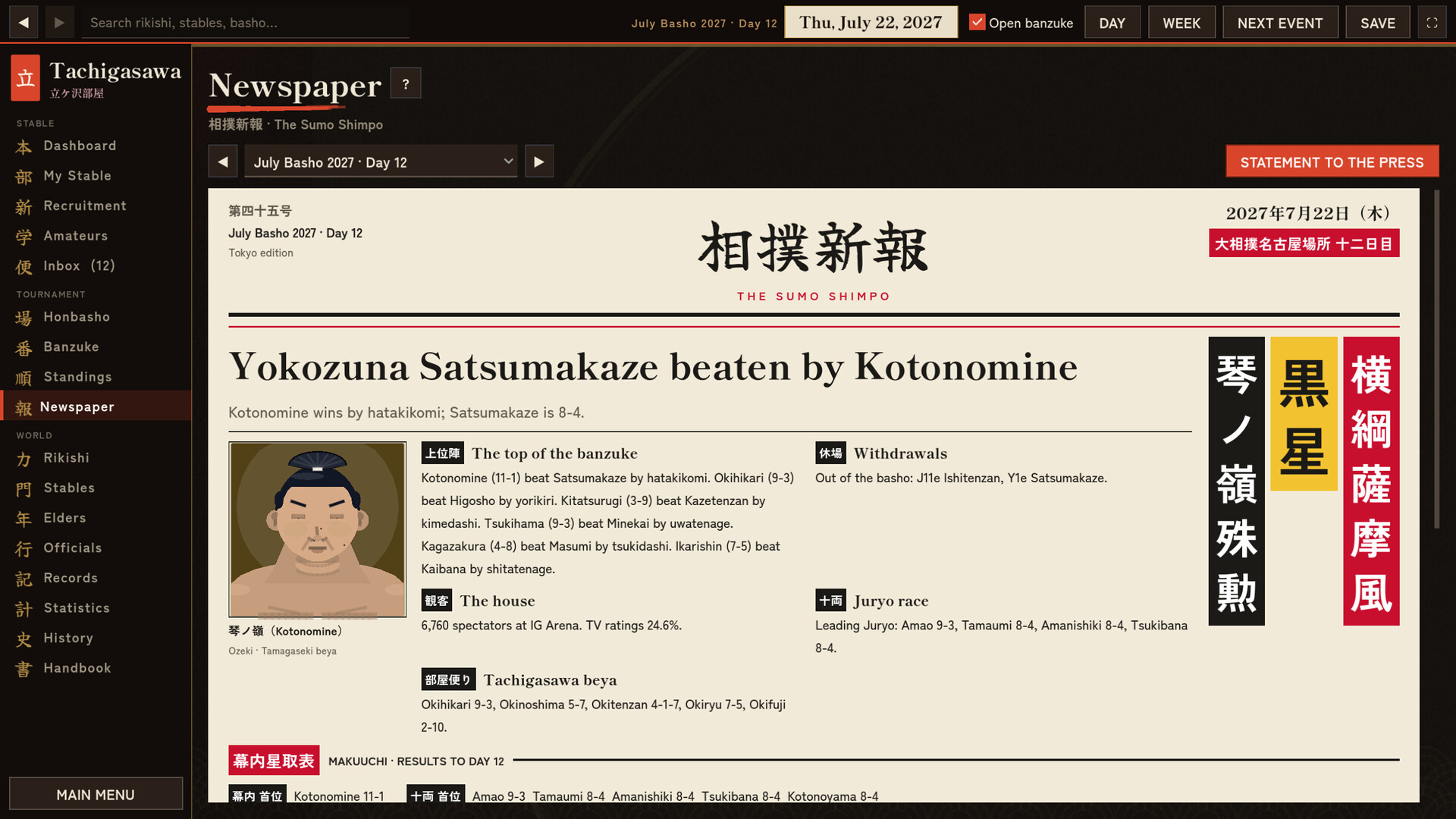 Sumo Dynasty screenshot 2