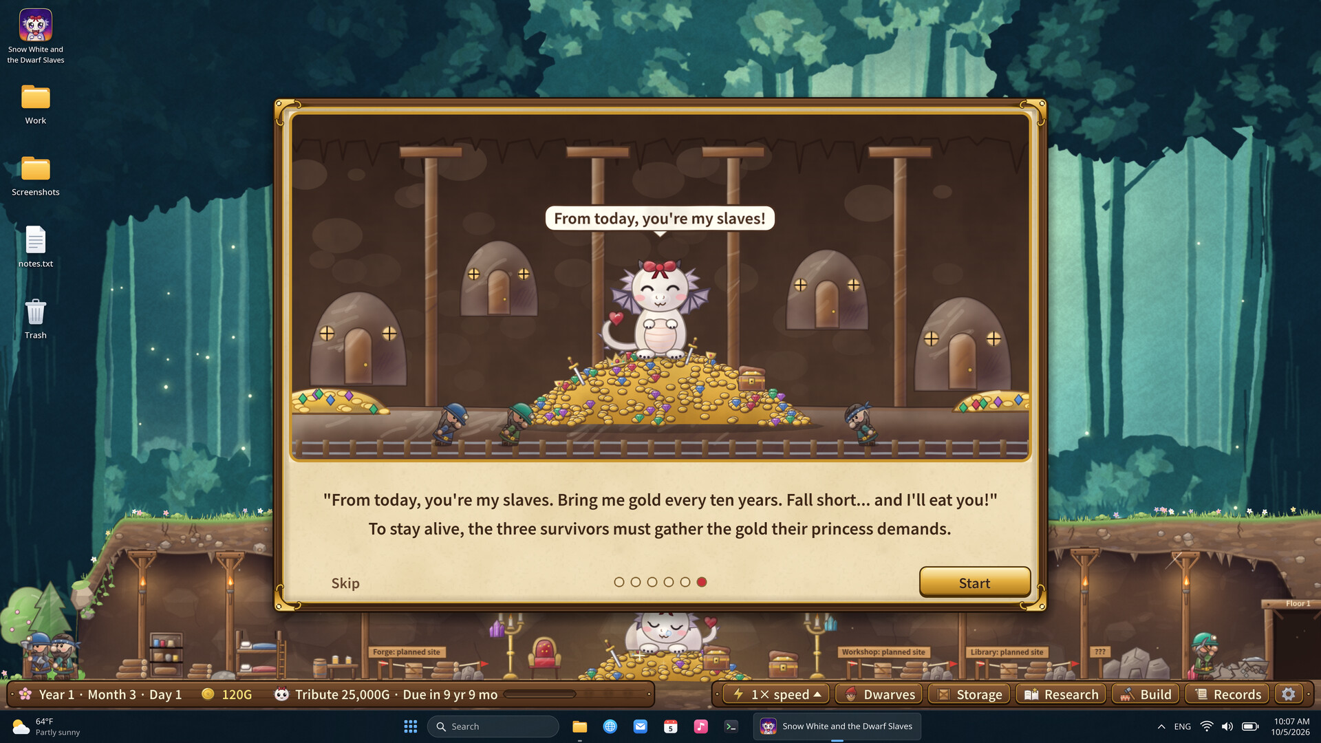 Snow White and the Dwarf Slaves screenshot 2