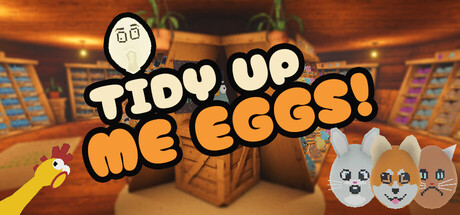 Cover art from Tidy Up Me Eggs!