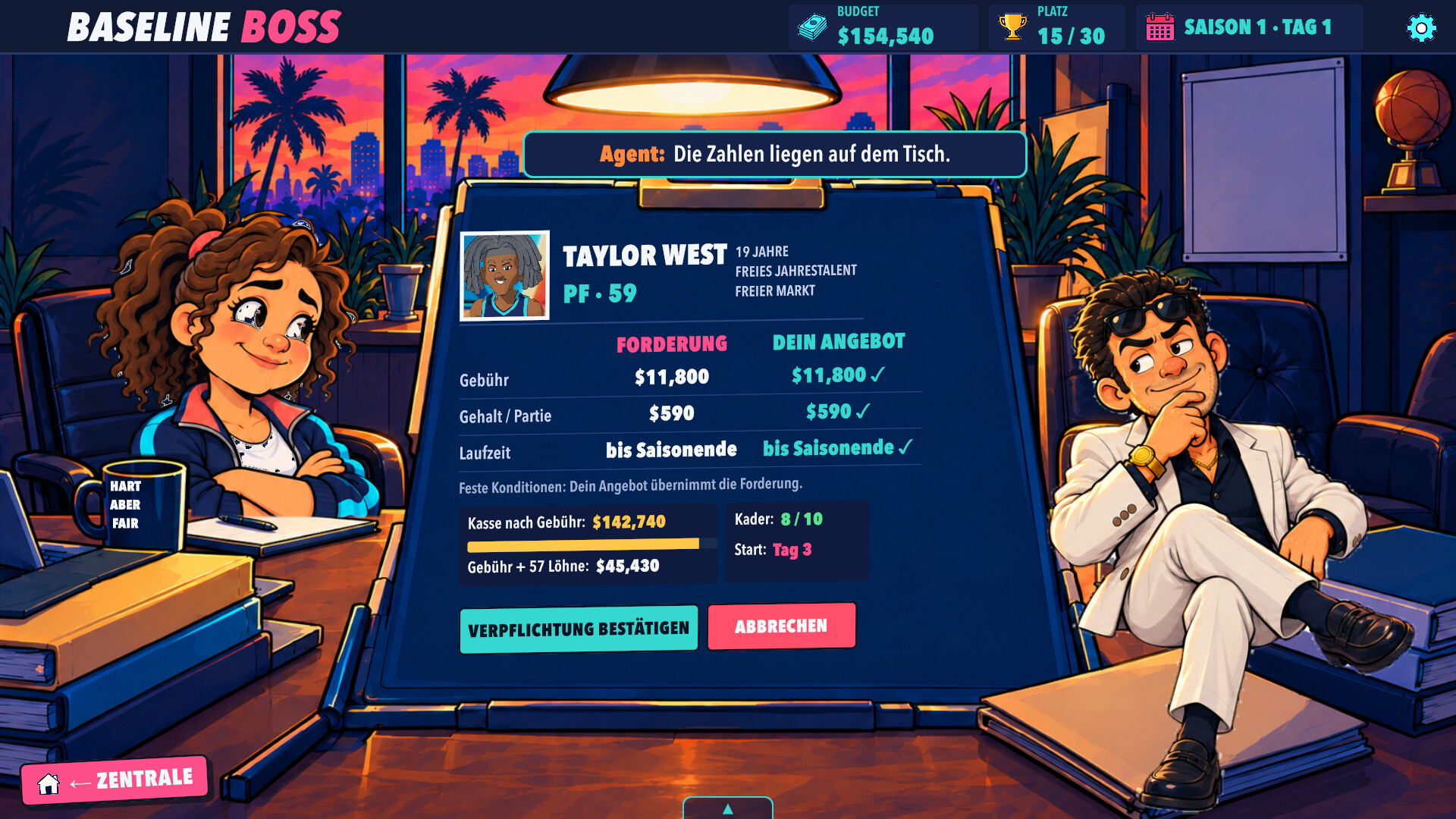 Baseline Boss: The Basketball Manager screenshot 5