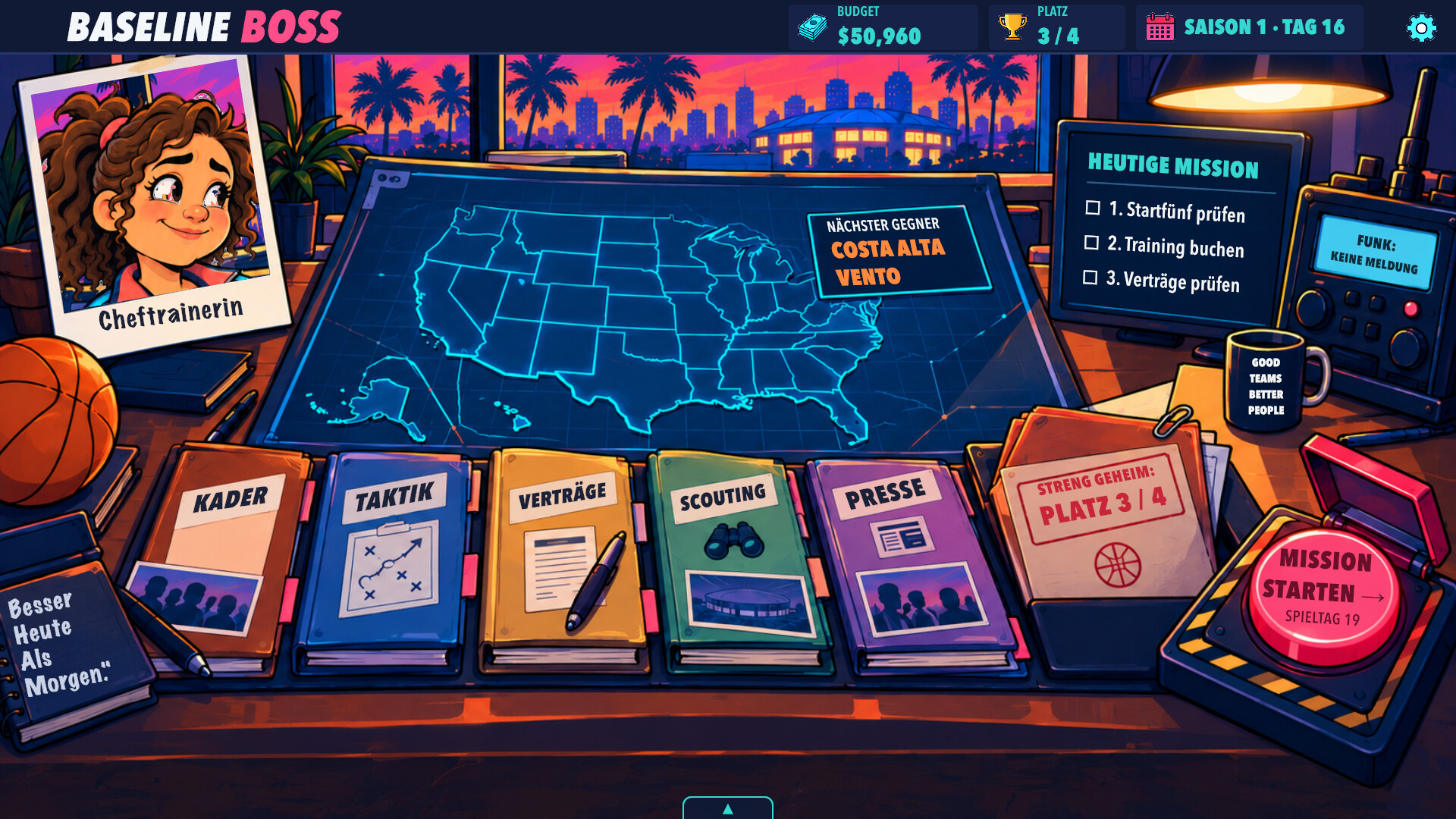 Baseline Boss: The Basketball Manager screenshot 3