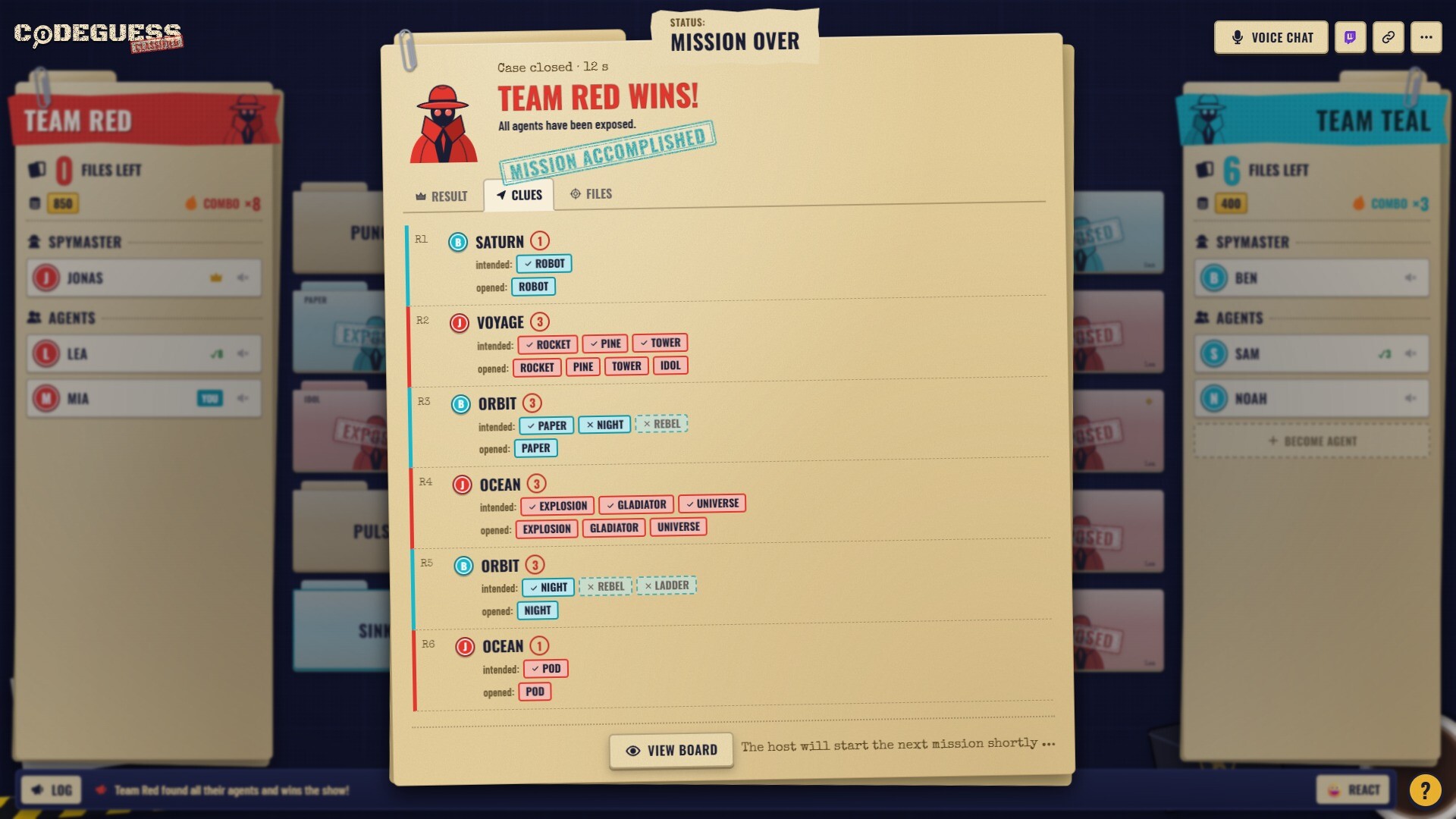 Codeguess screenshot 2