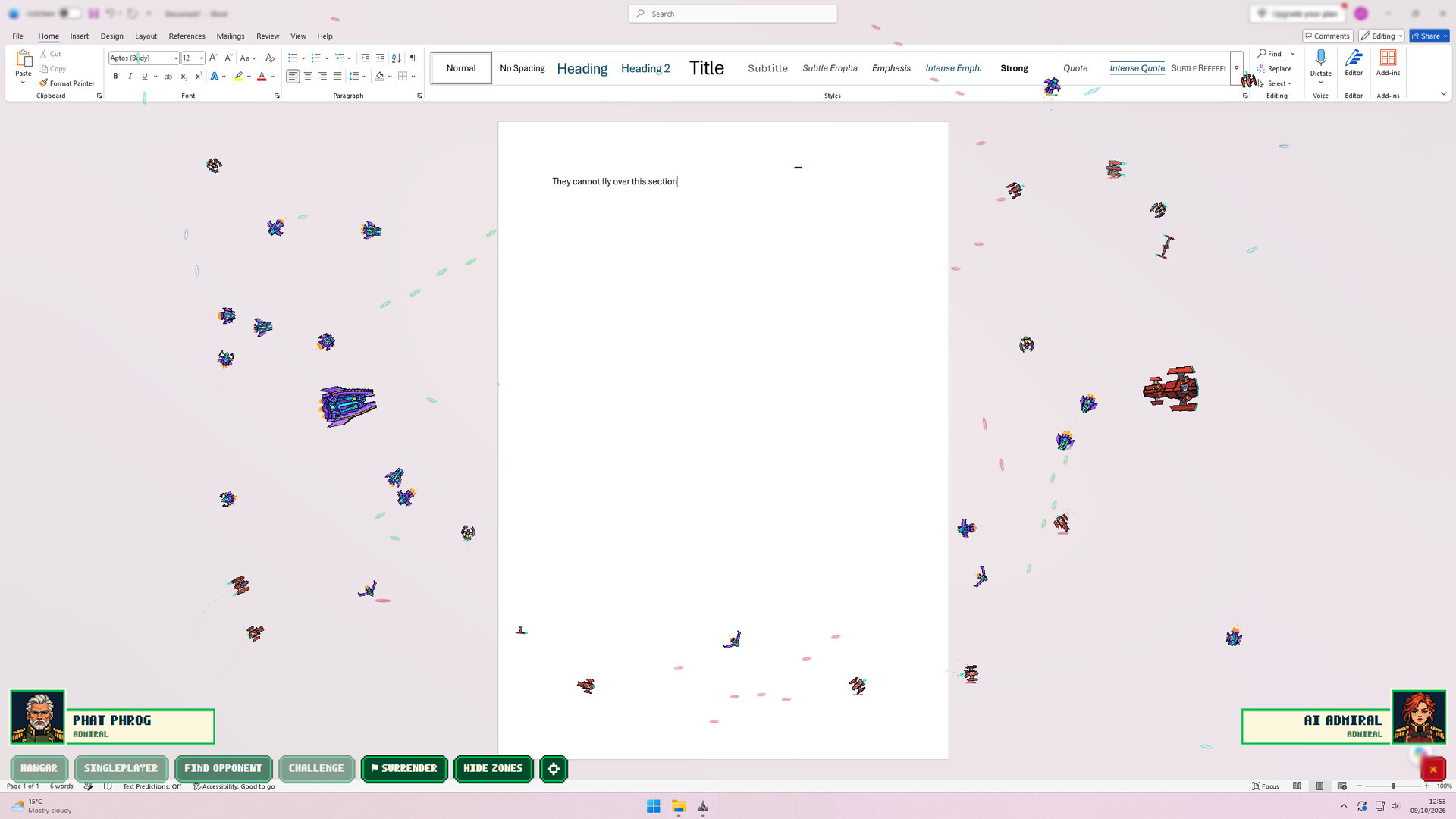 Desktop Space Battles screenshot 5