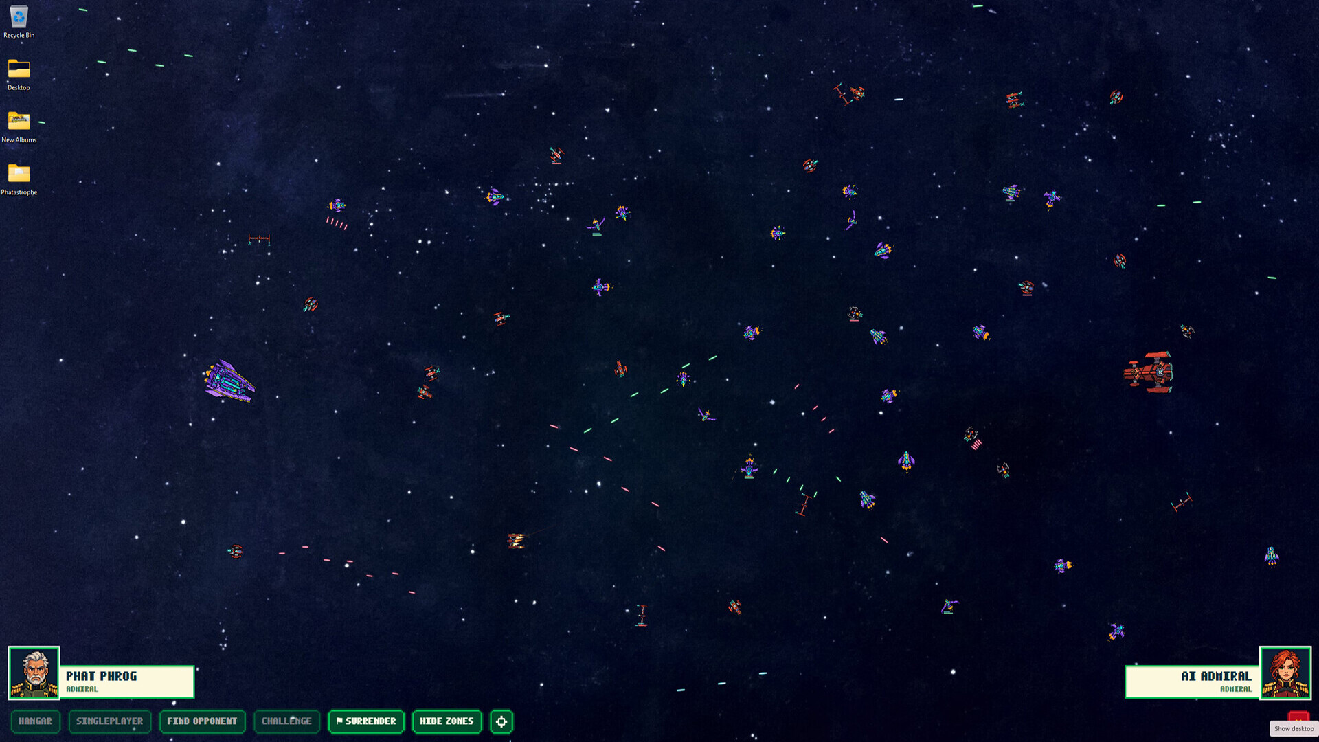 Desktop Space Battles screenshot 3