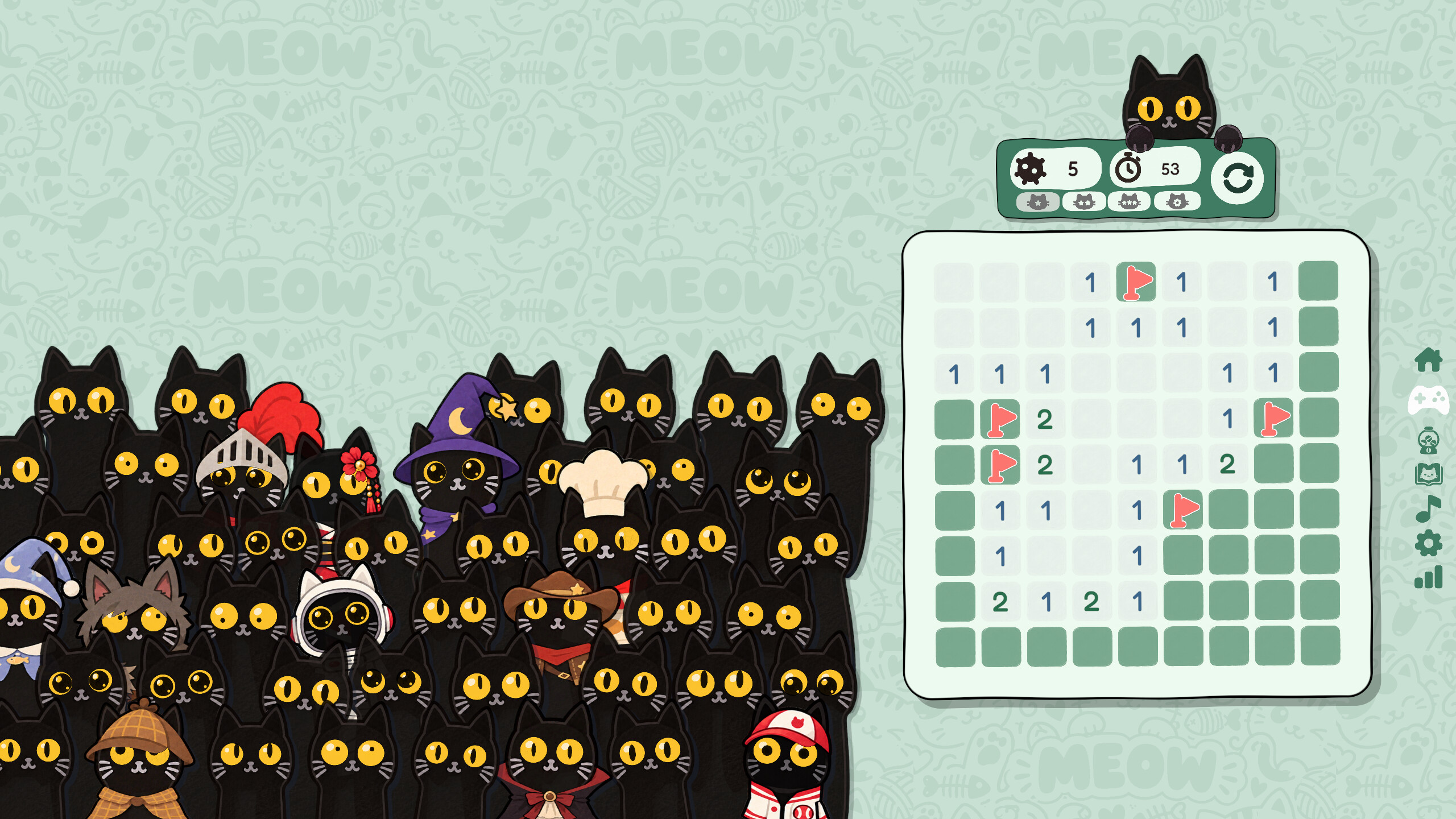 Mines & Meows: Cozy Minesweeper trailer