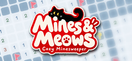 Cover art from Mines & Meows: Cozy Minesweeper